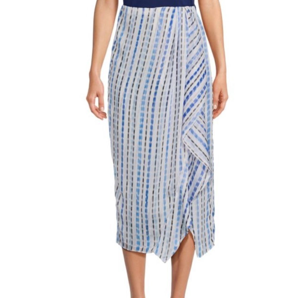 MISA LOS ANGELES Surya Striped Midi Skirt $280 NWT - Picture 4 of 4